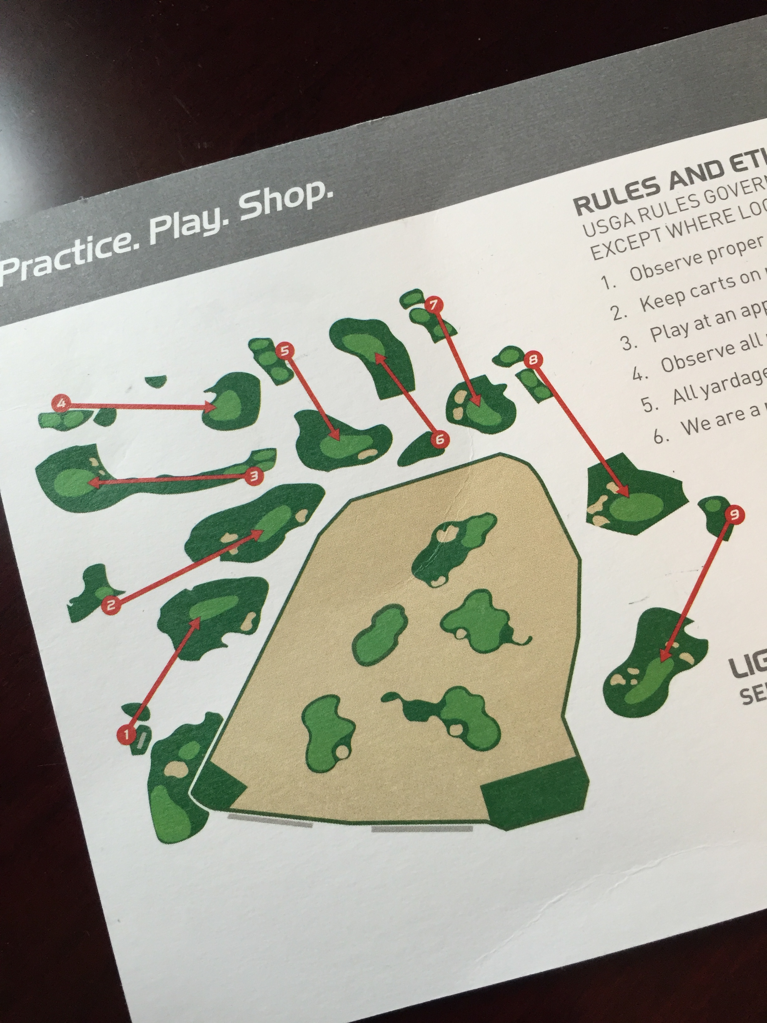 Taylormade Golf Experience map