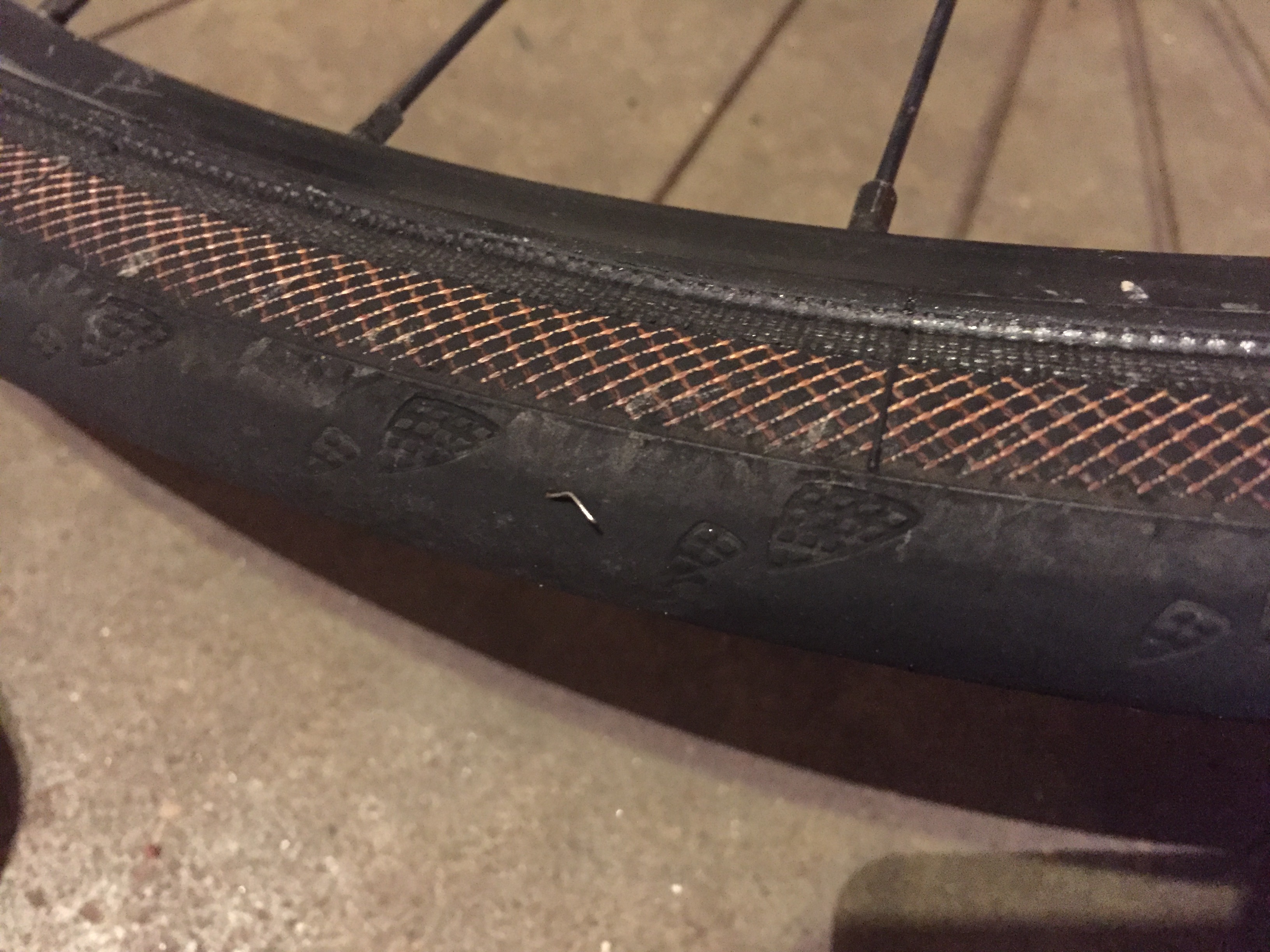 metal in tire