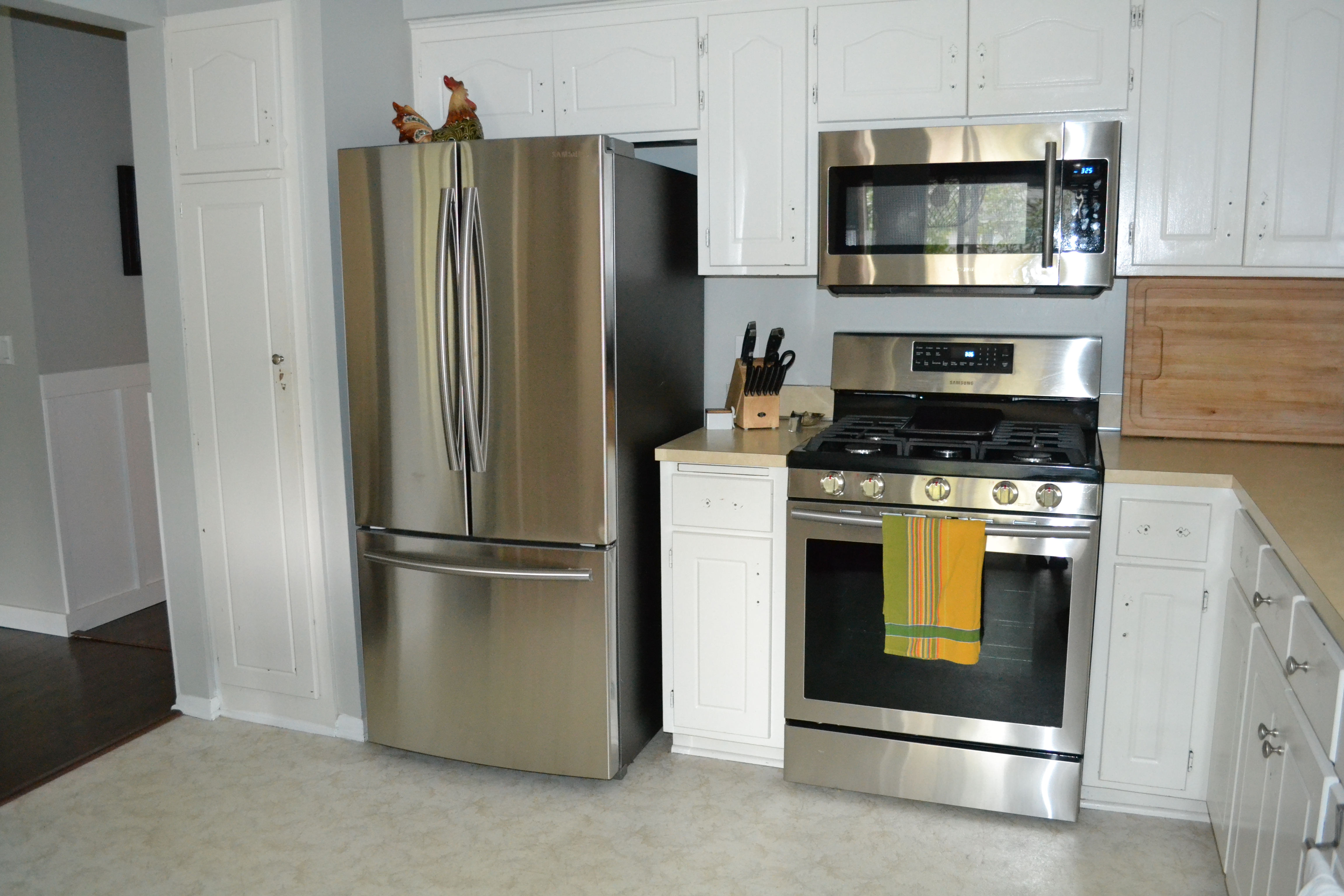 new stainless steel appliances
