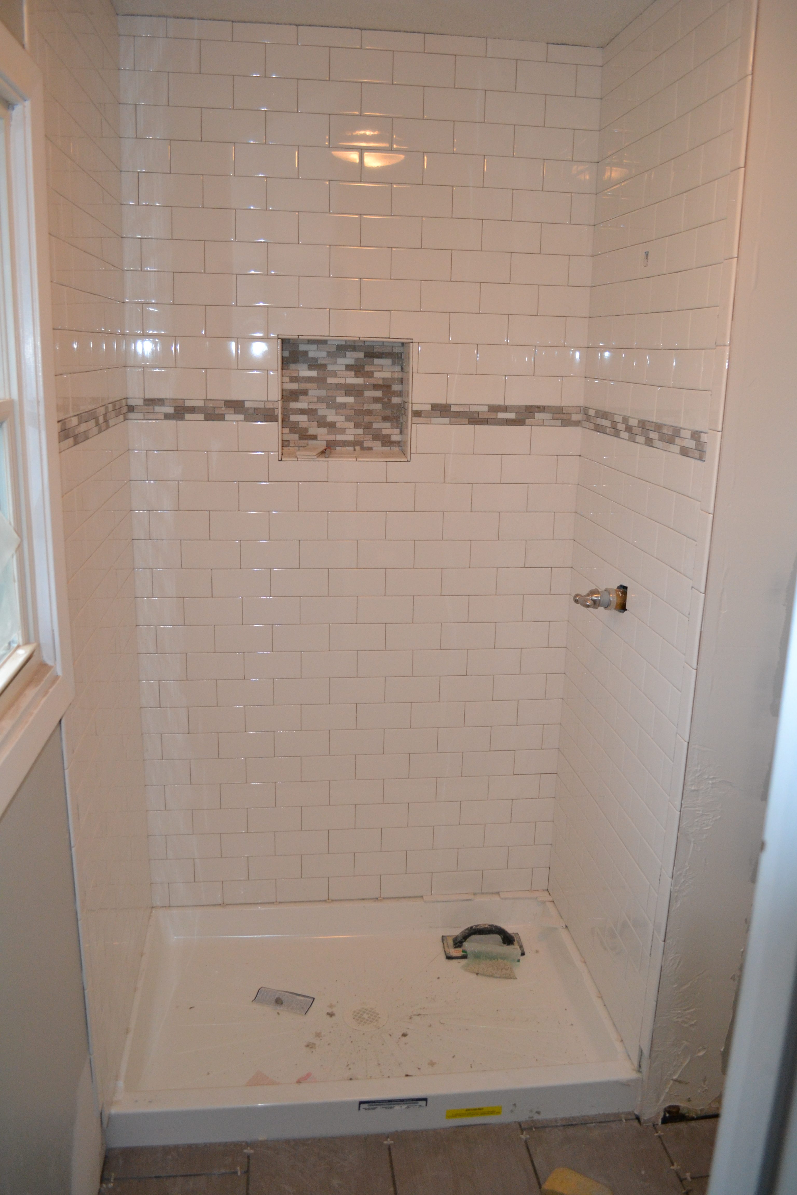 Master Bathroom Remodel shower tile