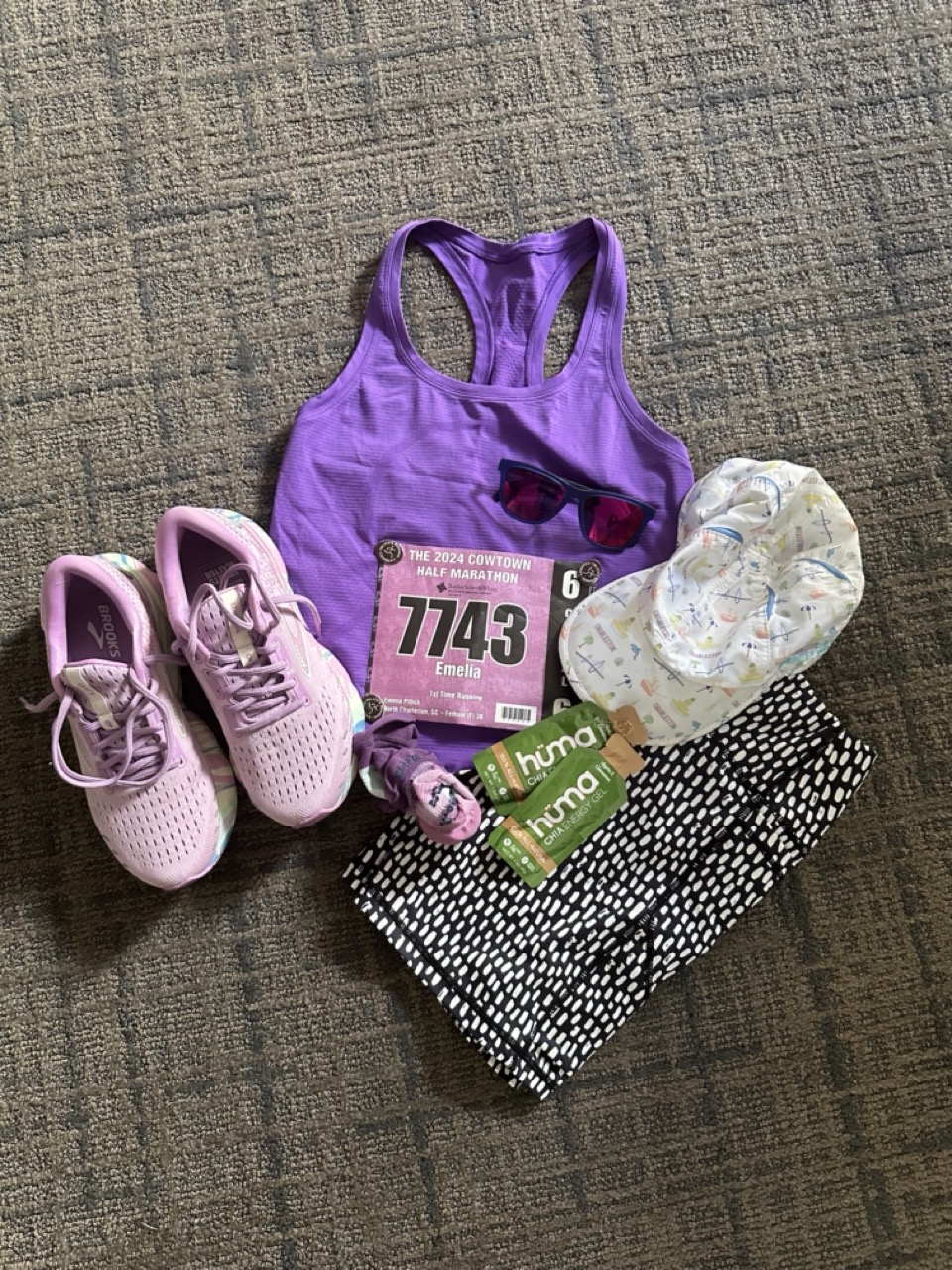 2024 Cowtown Half Marathon everything emelia